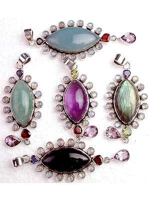 Lot of Five Designer Pendants