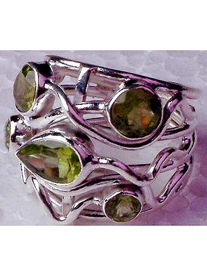 Peridot Wire Ring
