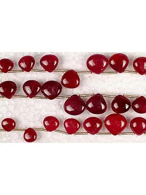 Plain Ruby Briolette