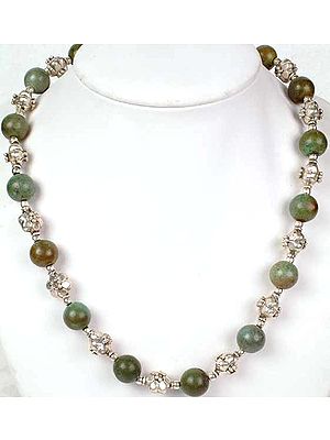 Turquoise Ball Necklace