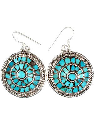 Turquoise Inlay Earrings