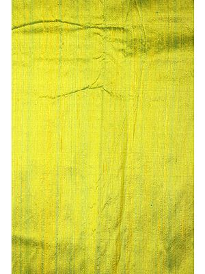 Lime-Green Khadi Silk Fabric