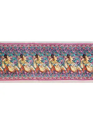 Harem Lady Digital-Printed Fabric Border