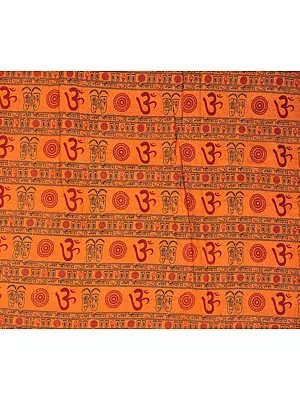 Sanatan Dharma Fabric with Printed Om