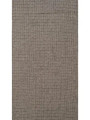 String-Gray Tweed Woven Wool Fabric from Himachal Pradesh