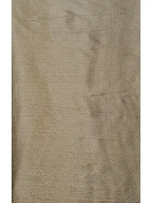 Fabric from Banaras with Woven Tibetan Symbols in Self-Colored Thread
