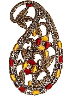 Paisley Patch with Zardozi Embroidery