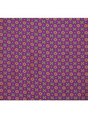 Fabric from Jaipur with Woven Flowers All-Over