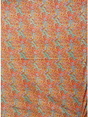 Multicolored Fabric with Abstract Print