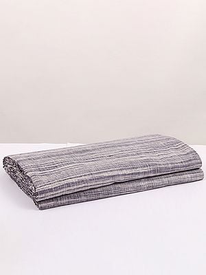 Hand Woven Coarse Khadi Fabric with Thread Weave