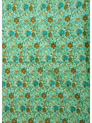 Gandhi Ashram Floral Printed Fabric