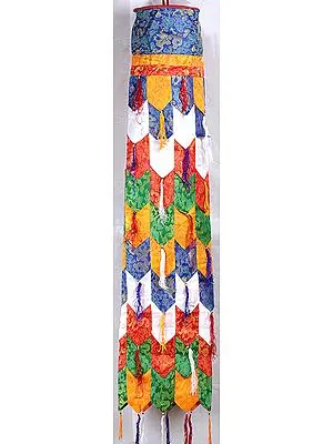 Altar Hanging from Tibet with Multi-color Patchwork