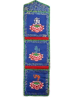 Paper Holder with Lotus and Syllable Mantras