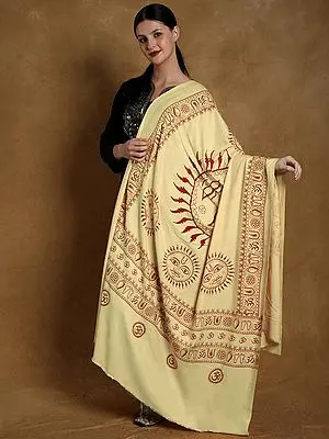 Printed Surya (Sun God) Prayer Shawl