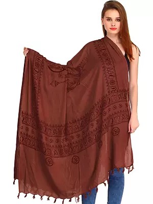 Maa Durga Prayer Shawl