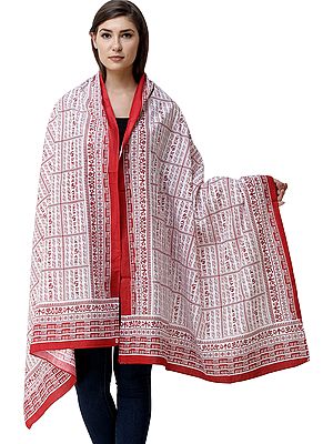 Jai Shri Ram Sanatan Dharma Prayer Shawl from Kashi