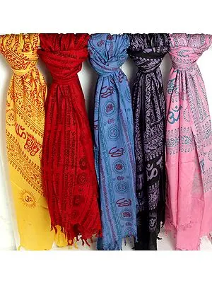 Lot of Five Prayer Shawls