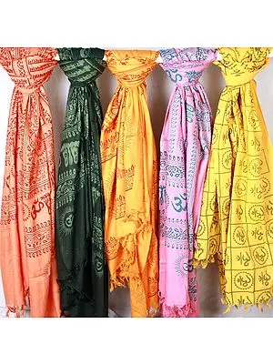 Lot of Five Prayer Shawls