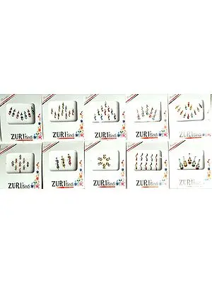 Lot of Ten Fancy Bindis