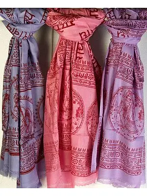 Lot of Three Prayer Scarves