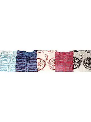 Lot of Five Sri Ram Kurta Tops