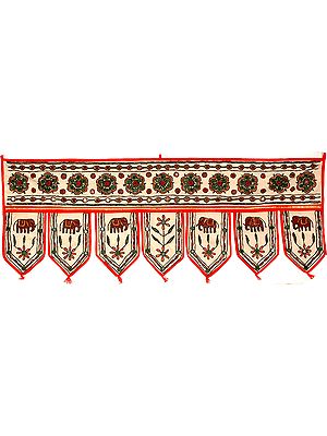 Auspicious Ivory Toran for the Doorstep