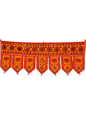 Auspicious Amber Toran for the Doorstep