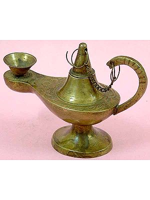 Brass Oil Lamp