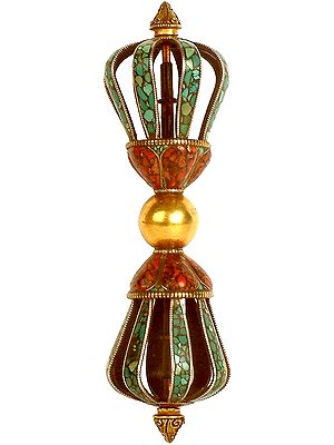 Dorje (With Inlay Turquoise & Coral)