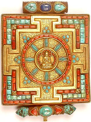 Dharma Chakra Buddha Mandala Gau Box