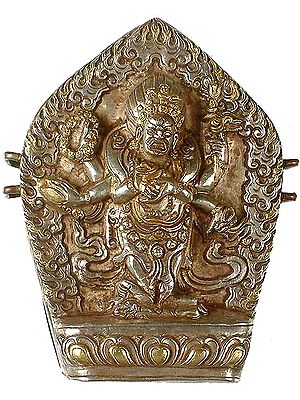 Six Armed Mahakala Gau Box (Portable Shrine)