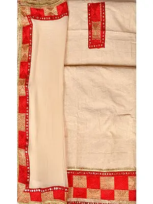 Phulkari Salwar Kameez Fabric from Punjab