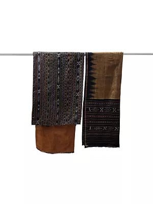 Salwar Kameez Fabric from Pochampally with Ikat Weave