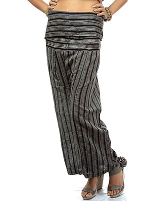 Gray Yoga Trousers from Nepal