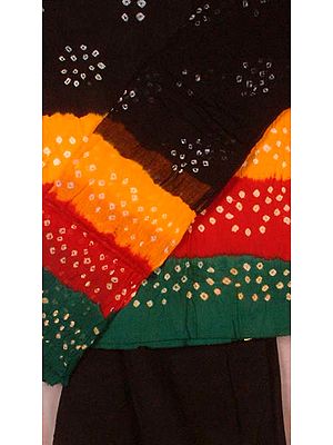 Multi-Color Bandhini Suit