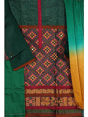 Gujarati Embroidered Suit from Kutch with Mirrors