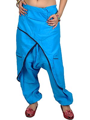 Plain Fisherman's Trousers with Side Pockets