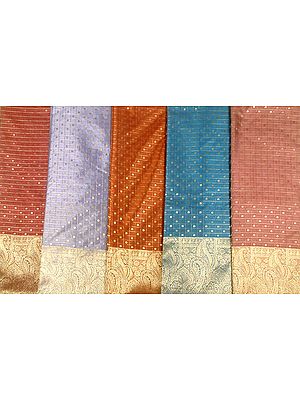 Banarasi Saris with All-Over Bootis | Set of 5