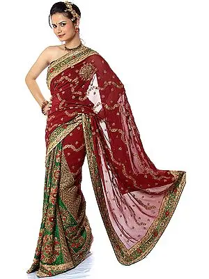 Sari with Rare Magnificence