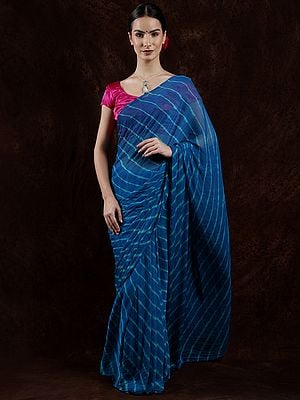 Leharia Tie-Dye Saree from Jodhpur