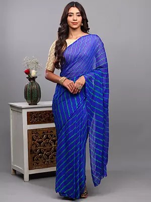 Leharia Tie-Dye Saree from Jodhpur