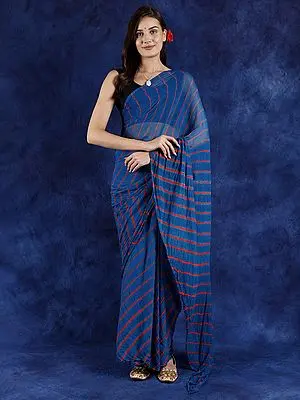 Leharia Tie-Dye Saree from Jodhpur