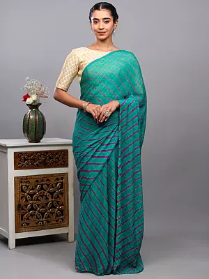 Leharia Tie-Dye Saree from Jodhpur