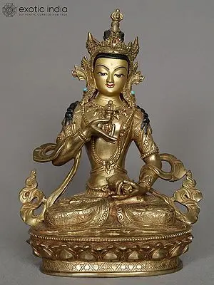 10" Vajrasattva Statue: Bodhisattva of Purity from Nepal