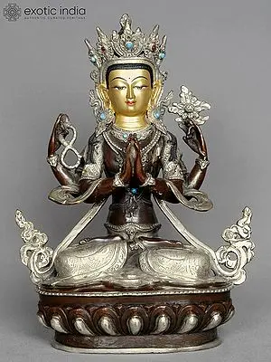 Nepalese Crafted 13" Kharchari Statue