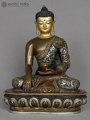 Shakyamuni Buddha Sculpture: 10" Meditative Pose