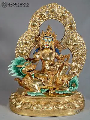 Nepalese Jambhala (Kubera) Deity Sculpture