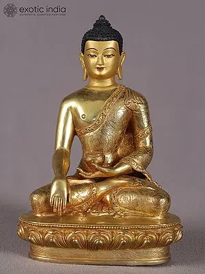 9" Lord Buddha Statue from Nepal