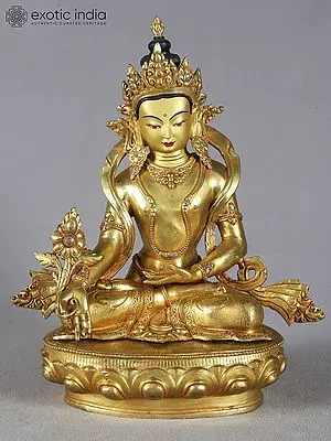 16" Shainimbu Copper Idol | Serene Bodhisattva Statue