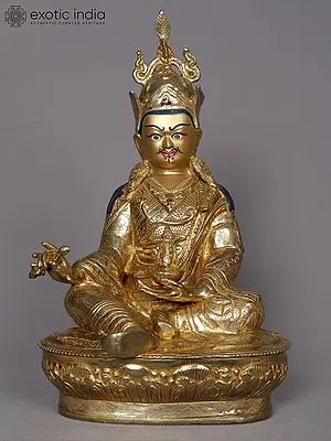 14" Guru Padmasambhava Copper Statue